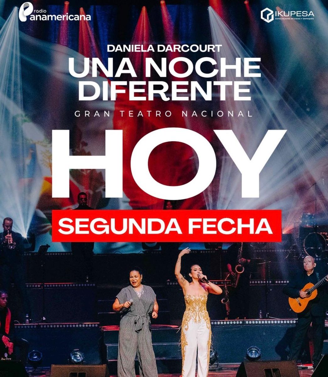 DarcourtOficial's tweet photo. Lo de ayer fue mágico… ✨
pero lo de hoy promete ser HISTÓRICO. 
HOY vamos por más.
⏰ 8:00 PM en punto.
¿Quién nos vemos esta noche? 👀 https://t.co/sv8ese0K4t