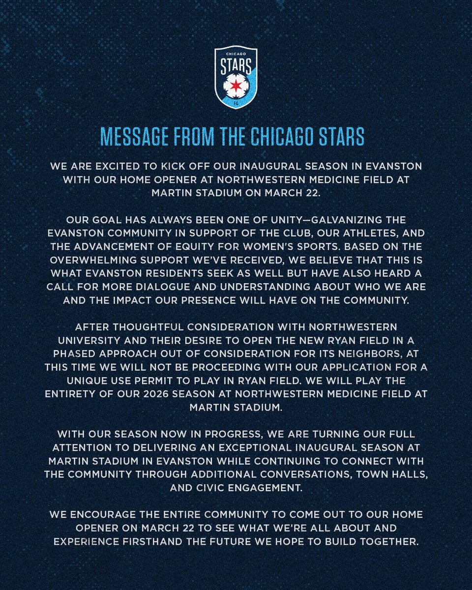 Chicago Stars FC tweet media