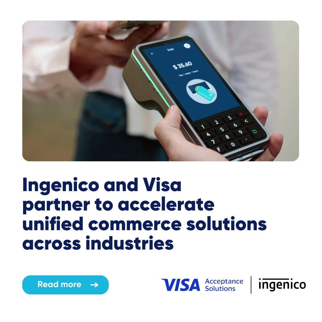 IngenicoNA's tweet image. Reducing complexity for merchants unlocks better customer experiences.

With #Ingenico’s Android #AXIUM and the @VisaAcceptance Platform, we simplify deployment for merchants, ease certification, and lower costs for a faster go-to-market.

🔗Read more: ow.ly/BF3650YvNOV