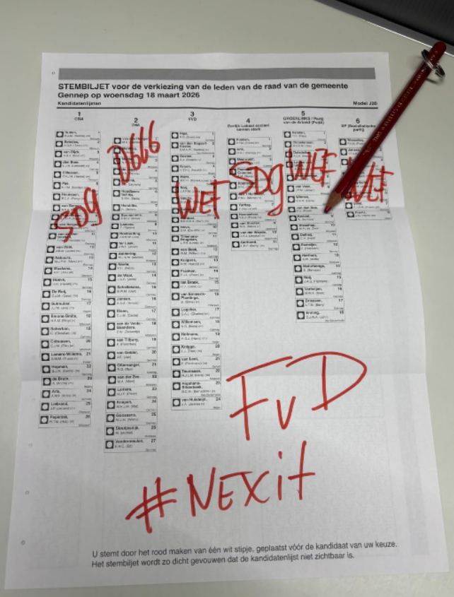 robertvdsalm's tweet photo. @Krispijnpunt En in de gemeentes waar #FvD niet meedoet en er geen goed lokaal alternatief is, stem je dus ook gewoon FvD;-) #stemadvies #GR2026 https://t.co/AZ04kWHx2w