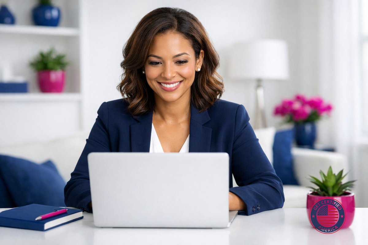 CertifyAmerica's tweet photo. "Certifications Without Boundaries. Test From Anywhere." No commute. No stress. No wasted time. 

Flexible remote exams designed to fit your life. Get certified on your terms. Succeed from everywhere! 🎯✨

https://t.co/RyQWYpEN8Z

#GCA #RemoteTesting https://t.co/kWRXJKycRB