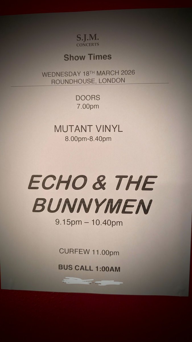Echo & the Bunnymen tweet media