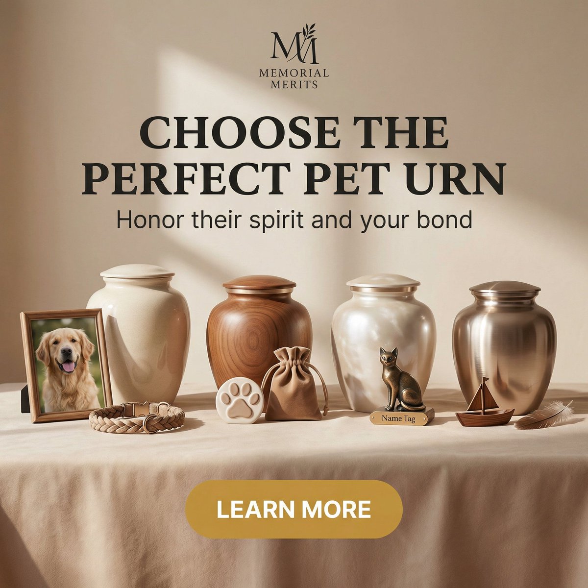 Choosing an urn for your pet honors their spirit. Consider size, material, and personal touches.

#LegacyJournal #GriefSupport #EndOfLifePlanning #MemorialMerits #EmotionalWellness #LifeAfterLoss #PrePlanWithLove