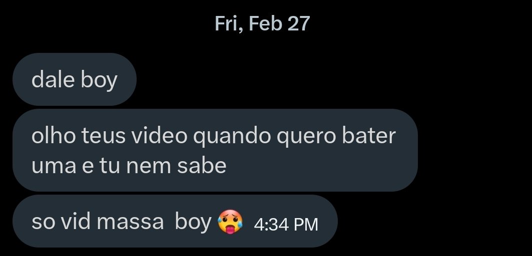 Bom saber que cês curtem as putarias que eu compartilho aqui 😈🔥