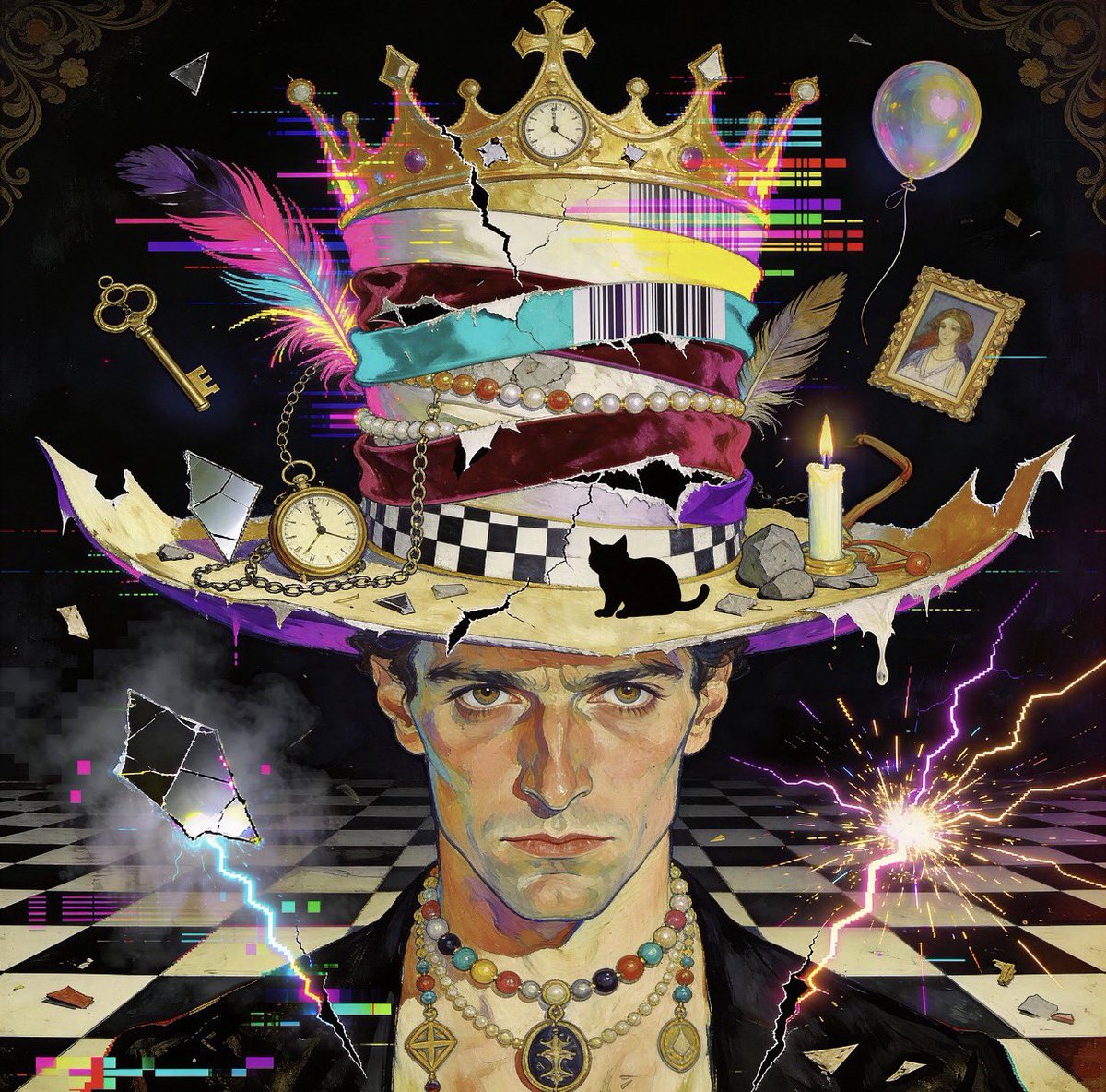 MichaelStoneArt's tweet photo. @CrownTherapy I welcome you to the Crown Therapy project. Which archetype resonates most with YOU?

CT-007 — Garden Sovereign
→Crown of Growth

CT-008 — Chronomancer
→Crown of Control

CT-009 — Fractured Monarch
→Crown of Rupture https://t.co/45SGlfvVP8