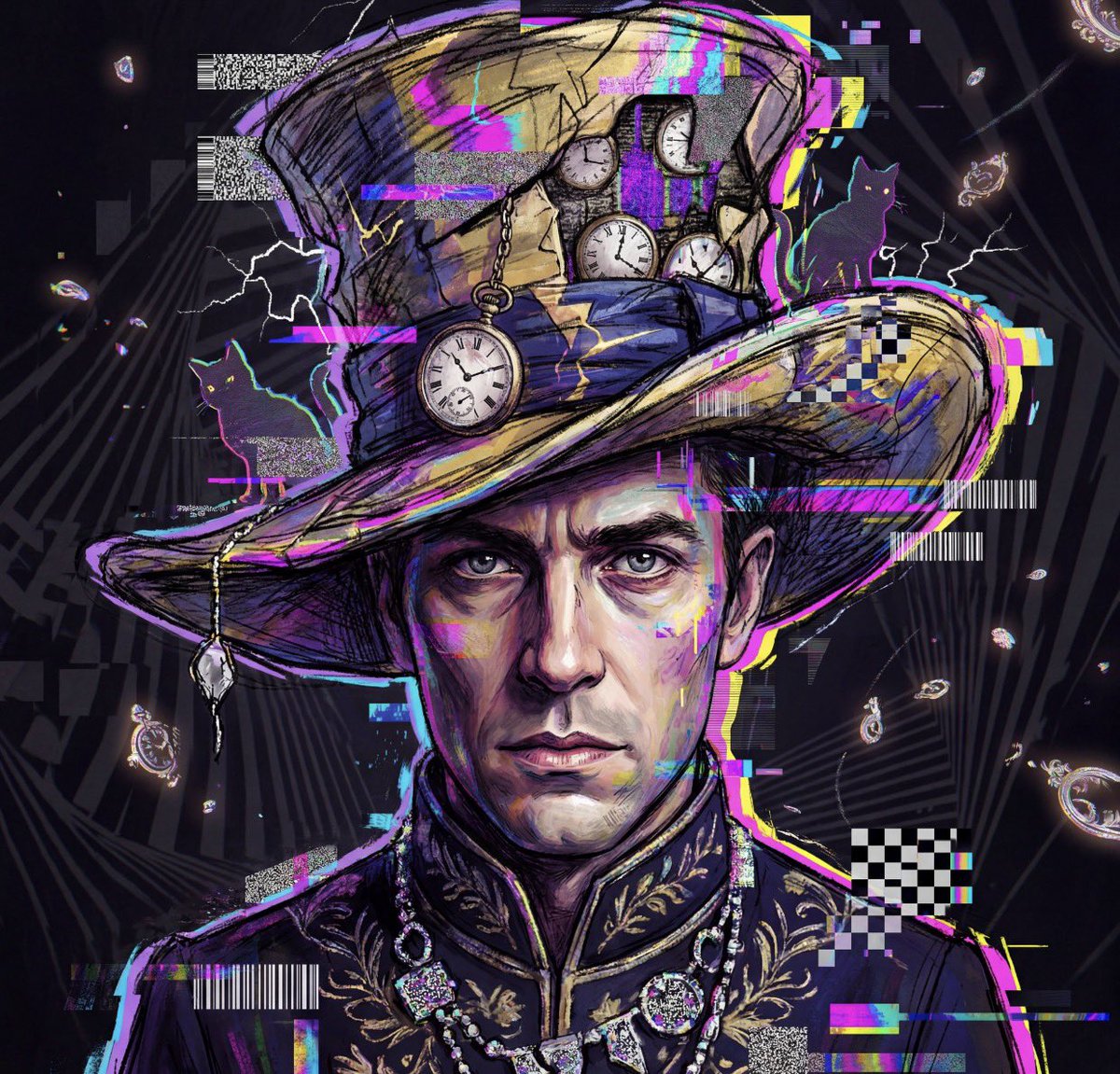 MichaelStoneArt's tweet photo. @CrownTherapy I welcome you to the Crown Therapy project. Which archetype resonates most with YOU?

CT-007 — Garden Sovereign
→Crown of Growth

CT-008 — Chronomancer
→Crown of Control

CT-009 — Fractured Monarch
→Crown of Rupture https://t.co/45SGlfvVP8