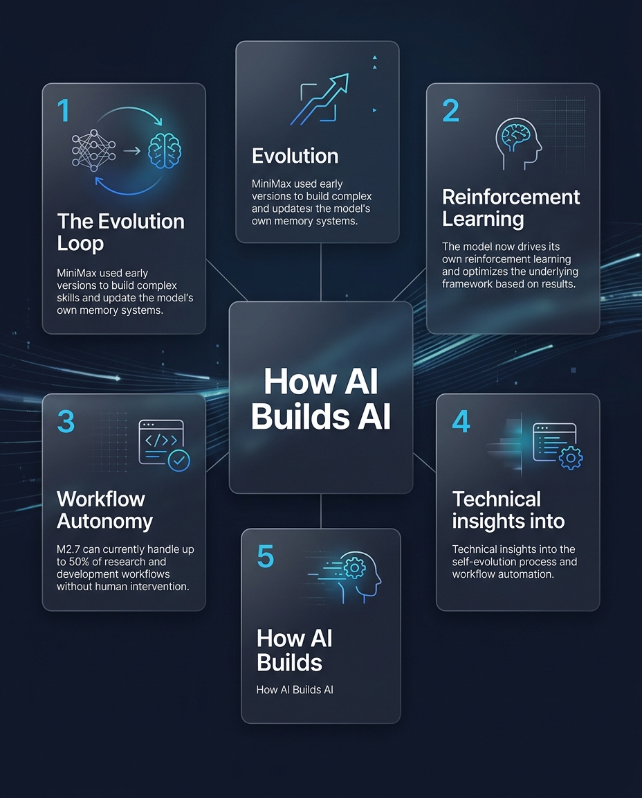 i2shou's tweet photo. MiniMax just dropped M2.7, and it’s a massive leap for autonomous agents. What makes it different? It’s their first model to deeply participate in its own evolution—using AI to build AI.
#MiniMax #ArtificialIntelligence #AIAgents #LLM #TechInnovation https://t.co/xYFYdJ4GuL