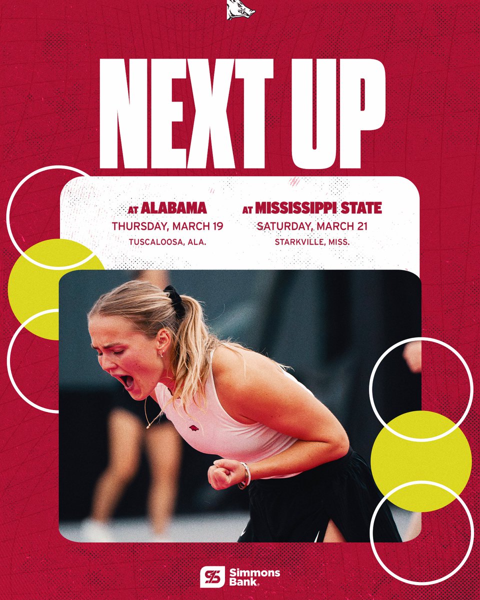 Razorback Women’s Tennis tweet media