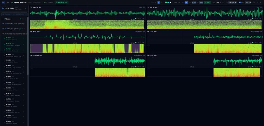 CDelAngelMX's tweet photo. @bagusindrayana_ Where can we see that part? I’m creating something similar using timeseries and Seedlink, but I can’t see the GEOFON stations. https://t.co/aP4uTfNo5V