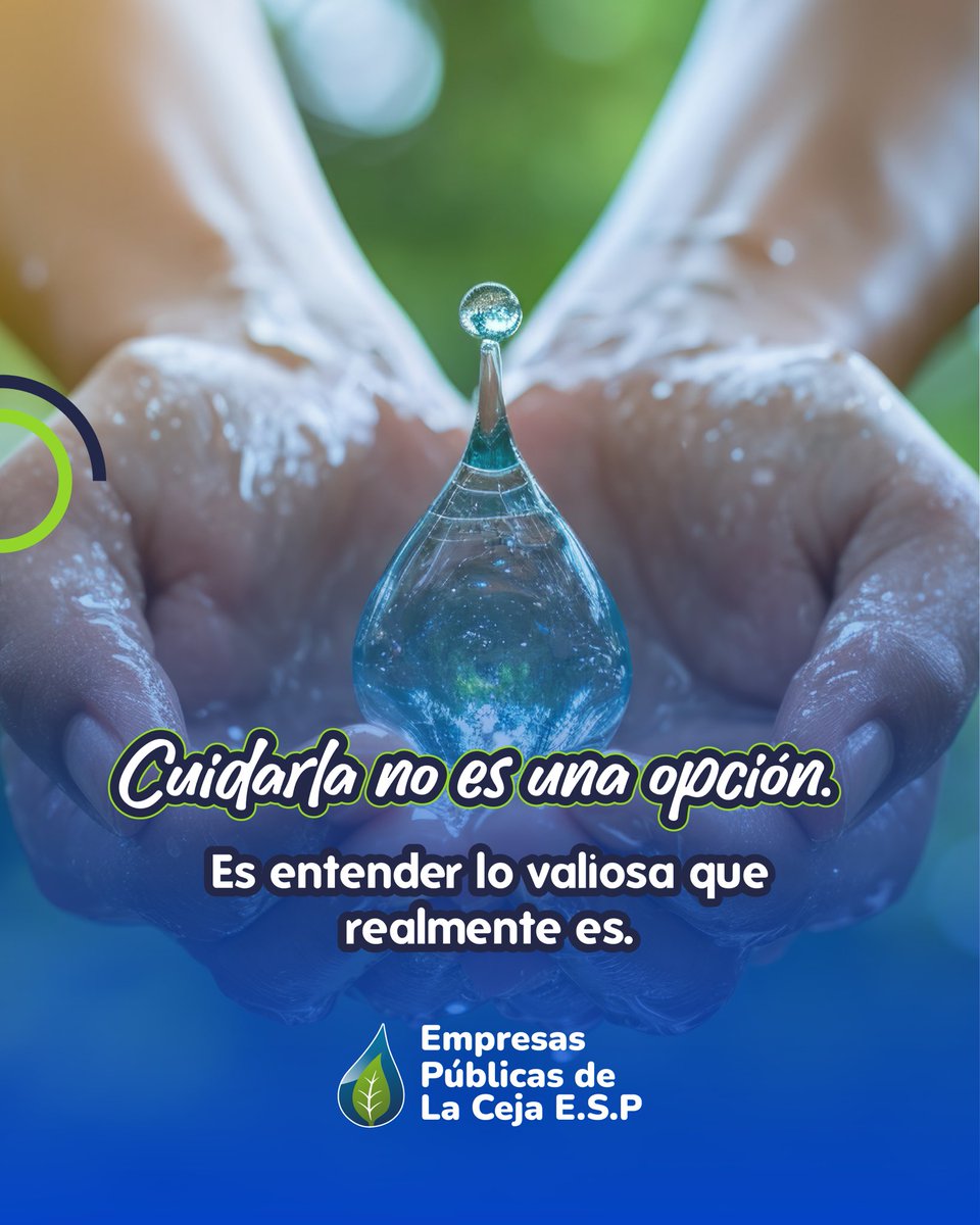 eeppdelaceja's tweet photo. Aunque vivimos en un planeta azul, el agua realmente disponible para nuestro consumo es mínima: cuidarla hoy es asegurar el futuro de nuestras familias.💧🌎 #22DeMarzoDíaMundialDelAgua https://t.co/BFQfE42lBJ