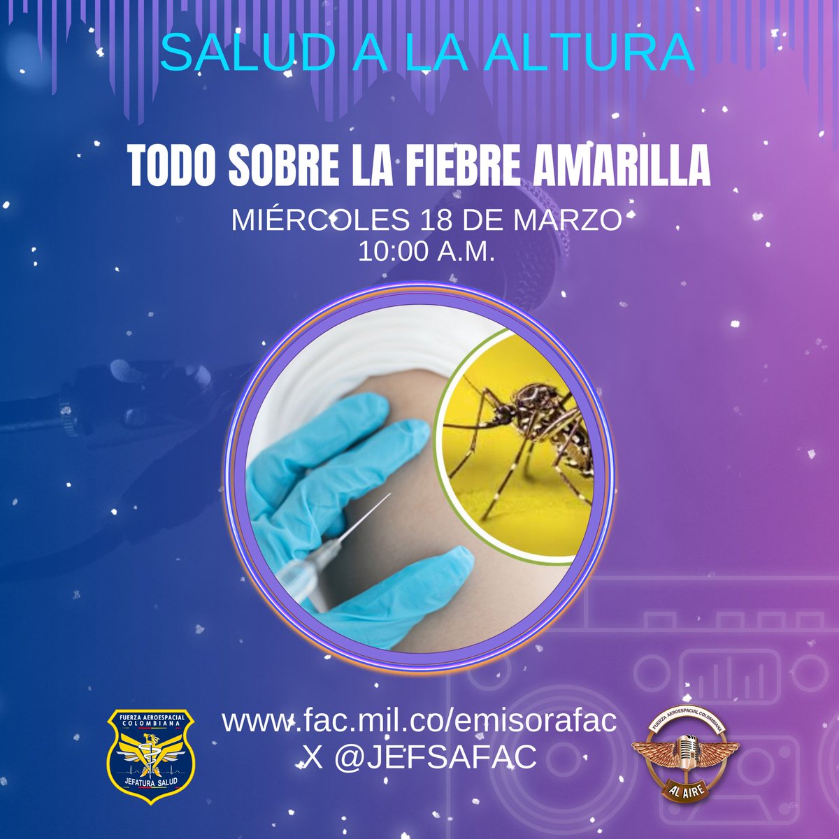 JEFATURA SALUD FUERZA AEROESPACIAL COLOMBIANA tweet media