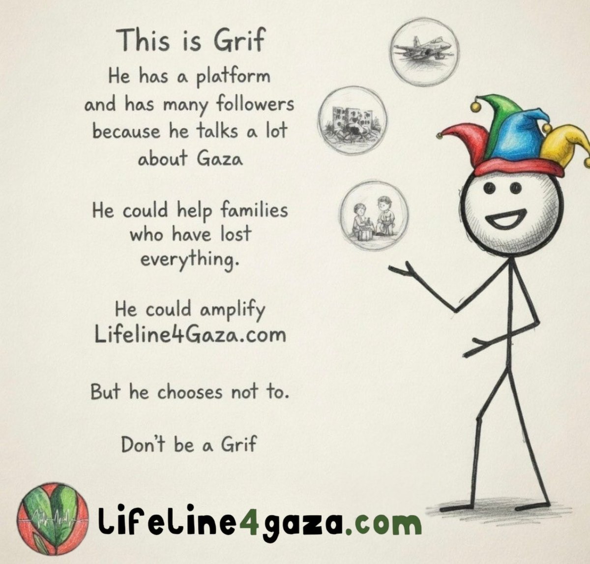 lifeline4gaza.com tweet media