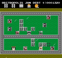GermanGarageGam's tweet photo. To get the #wombat award for #byteoff6 #nesmaker  you have to create something different or unexpected.  So how about 8biTropolis a simcity parody ? Tech demo is already a challenge 🥵 https://t.co/s7zvWjUEv0