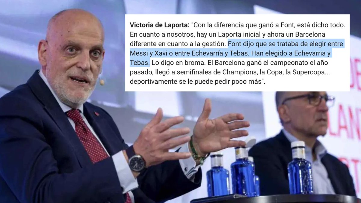 Joan Laporta Out of Context tweet media