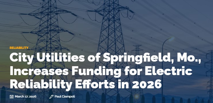 publicpowerorg's tweet photo. .@cityutilities of Springfield, MO, is increasing its investment in electric system reliability in FY 2026, dedicating nearly $10 million to tree trimming and pole replacement efforts to help ensure safe and reliable power for the community.  Read more: https://t.co/3RFVF29fb0 https://t.co/we7CfbZL8z