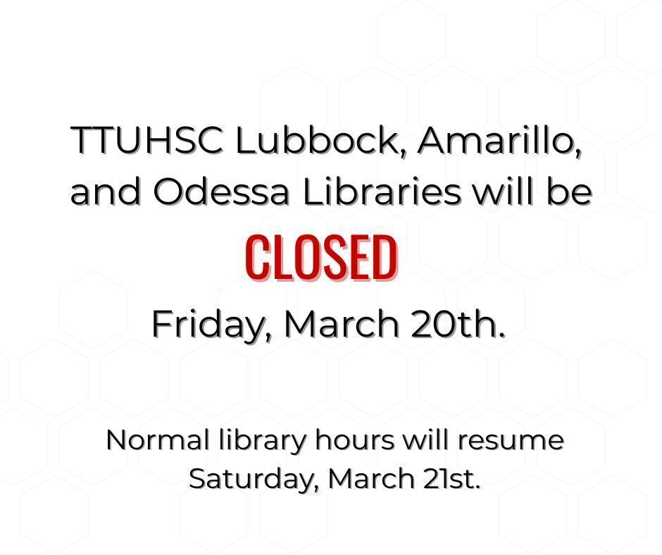 TTUHSC Libraries tweet media