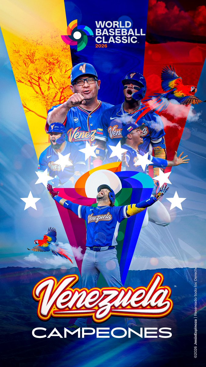 JisusD_'s tweet photo. Campeones del Mundo ⚾️

Un país entero lo soñó. Un equipo lo hizo realidad. Venezuela, por primera vez en la historia, reina en el clásico mundial del béisbol 🏆
#beisbol #VenezuelaCampeón #teamarepa 
#WorldBaseballClassics https://t.co/ACKETcLMNC