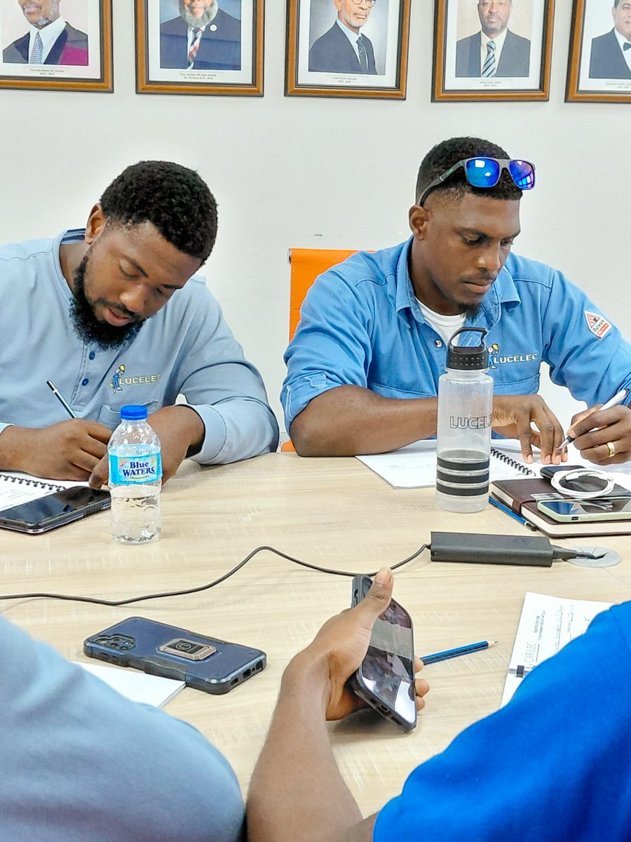carilecpower's tweet image. When outages hit, response time and accuracy matter. #CARILEC is training #LUCELEC lineworkers in troubleshooting, safety, and restoring service efficiently. Building skills today to keep the grid reliable tomorrow. #EnergyIndustry #PowerGrid