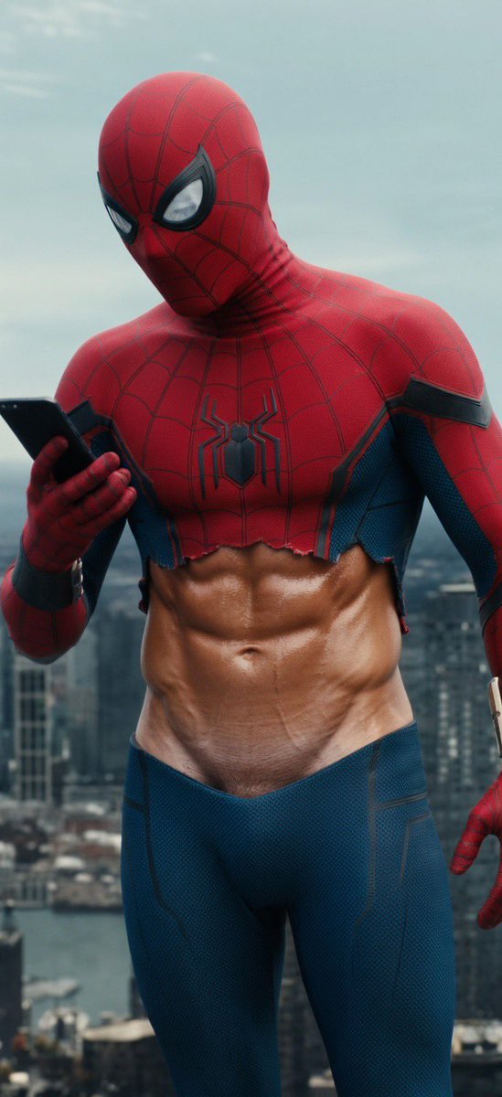 snowmann765's tweet photo. tom holland in spider man brand new day #tomholland #spiderman #spidermanbrandnewday #peterparker #abs https://t.co/W9oLrHPpy8