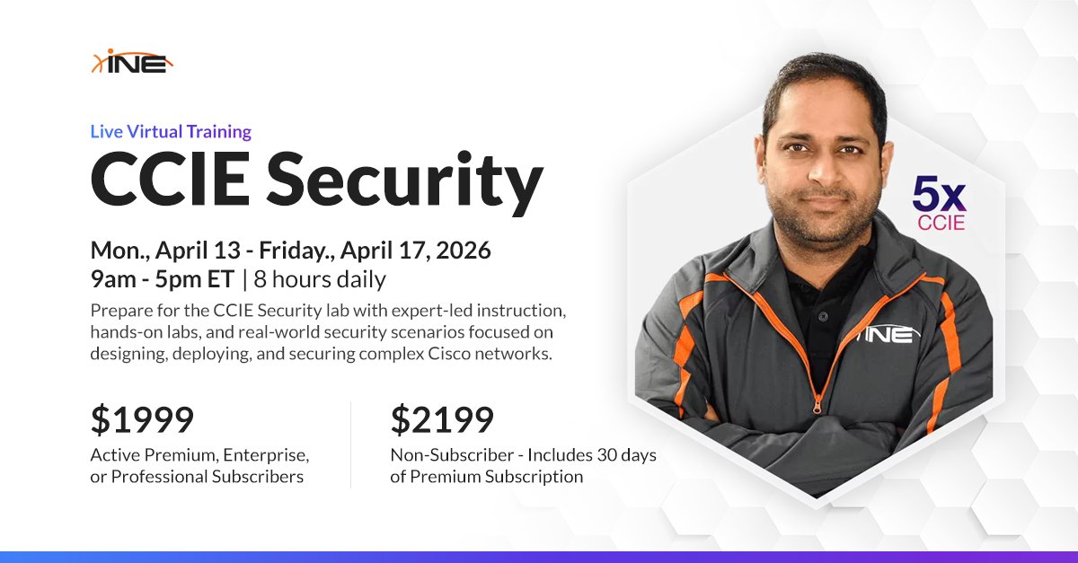 INE Security (FKA eLearnSecurity) tweet media