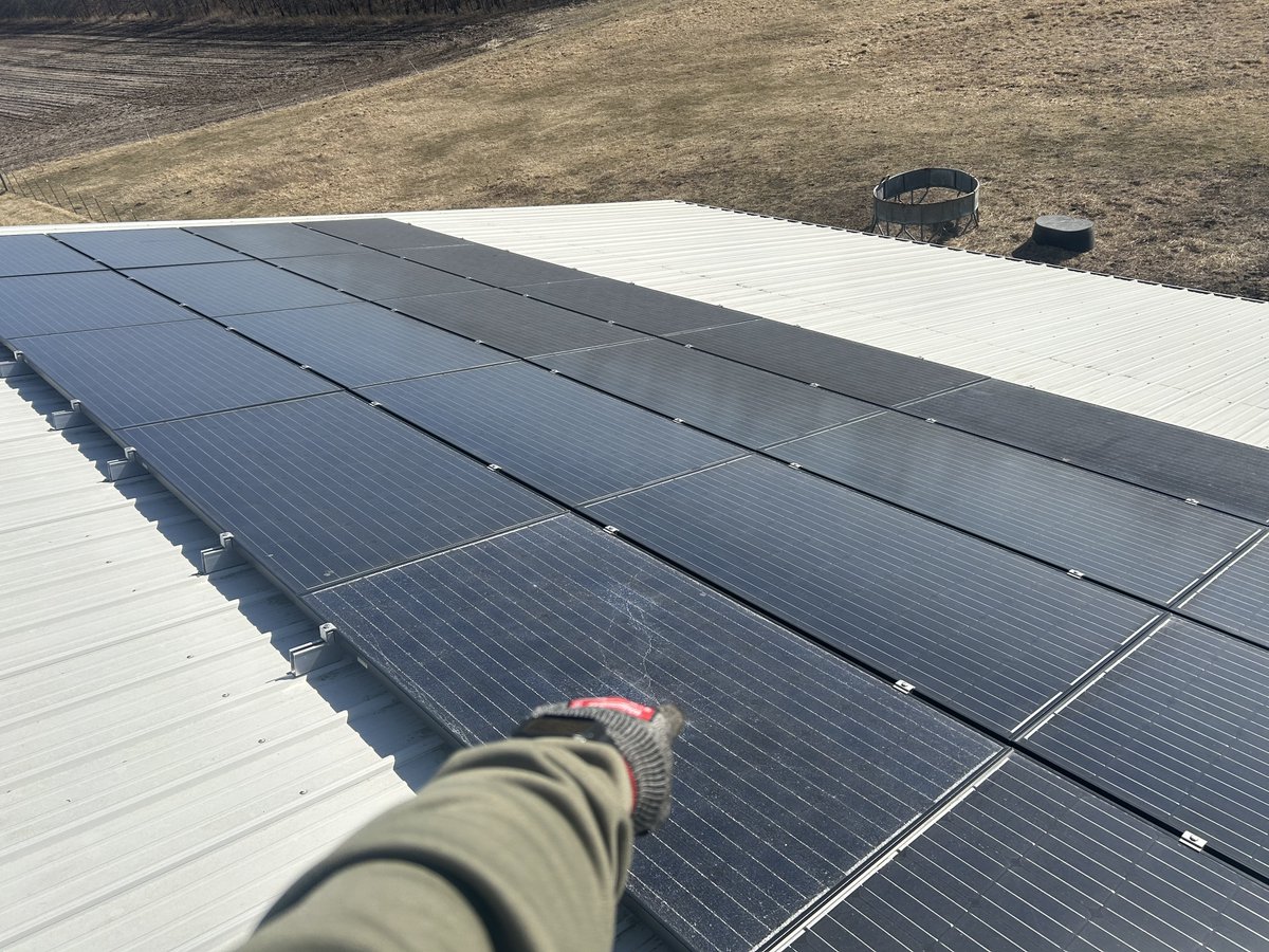 MCPowerCo's tweet photo. This customer’s solar installer went out of business, and the system hadn’t been maintained.
Our O&amp;M team stepped in, removed a bird nest from inside the inverter, cleaned components, inspected wiring, and restored performance.
We service systems — even if we didn’t install them. https://t.co/iO5EsPocrP
