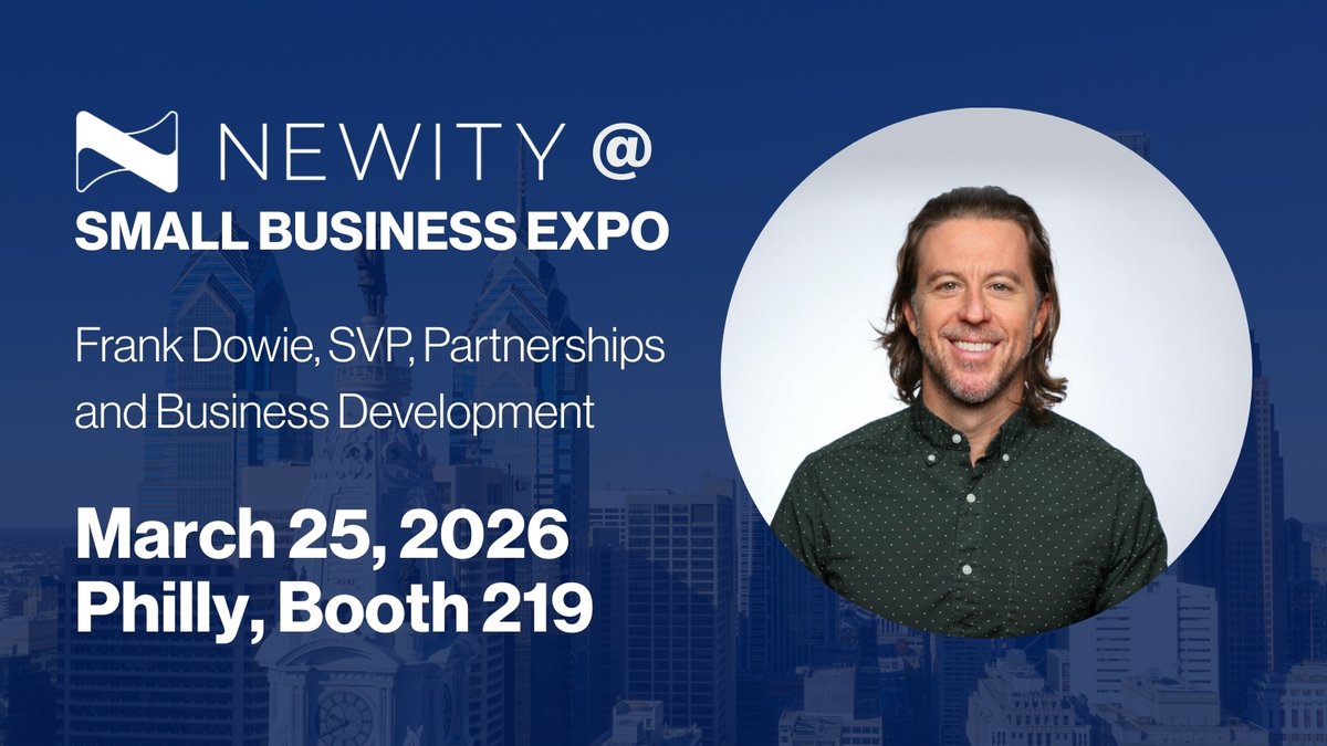 NEWITY is heading to the Philadelphia Small Business Expo on March 27th! Come see Frank at Booth 219 and discover how we're helping entrepreneurs like you succeed. #SmallBusinessExpo #Philadelphia #NEWITY