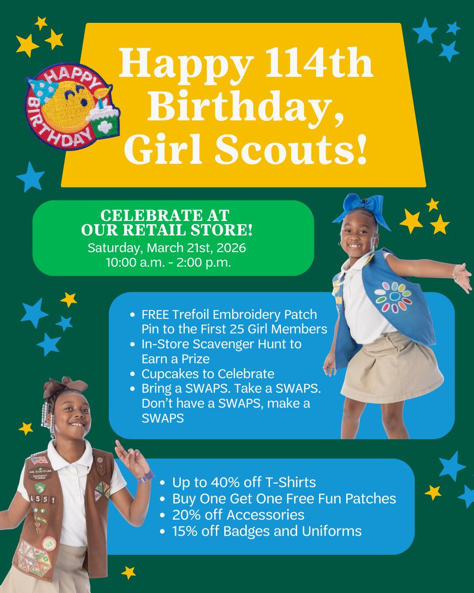 Girl Scouts of Southeast Florida tweet media