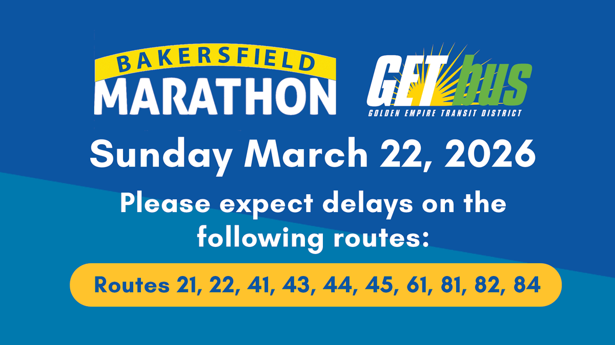 Golden Empire Transit District (GET Bus) tweet media