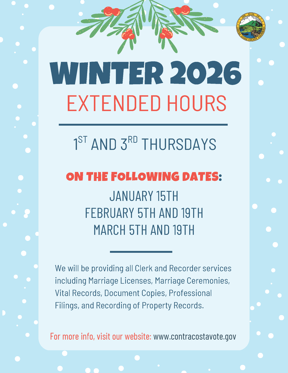 CC Clerk-Recorder tweet media