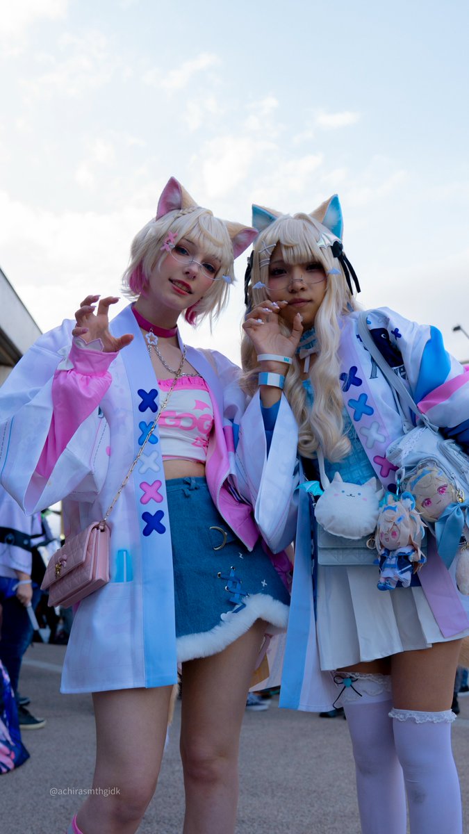 Achirasmthgidk's tweet image. baubau (lowercase due to copyright reason)

Fuwawa💙:@bunnlace 
Mococo🩷:@becauseofdeath 

#FWMCpix #hololiveEXPOfes26