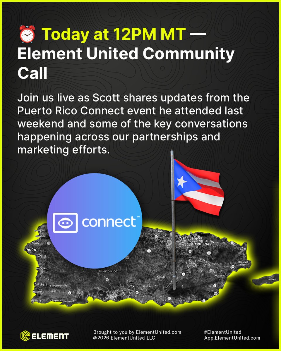 Join us live as Scott shares updates from the Puerto Rico Connect event he attended last weekend and some of the key conversations happening across our partnerships and marketing efforts.