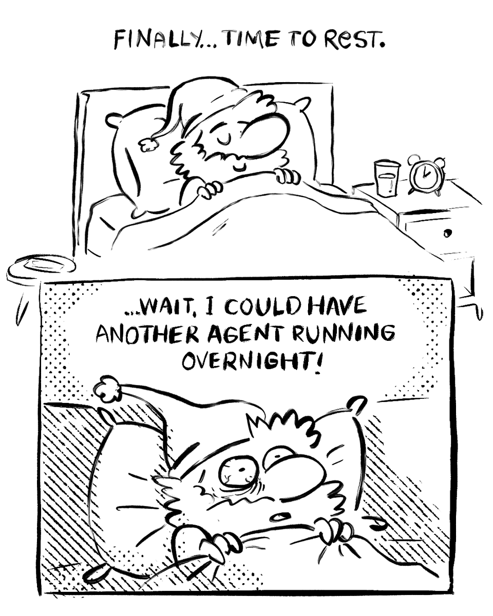 going to bed these days