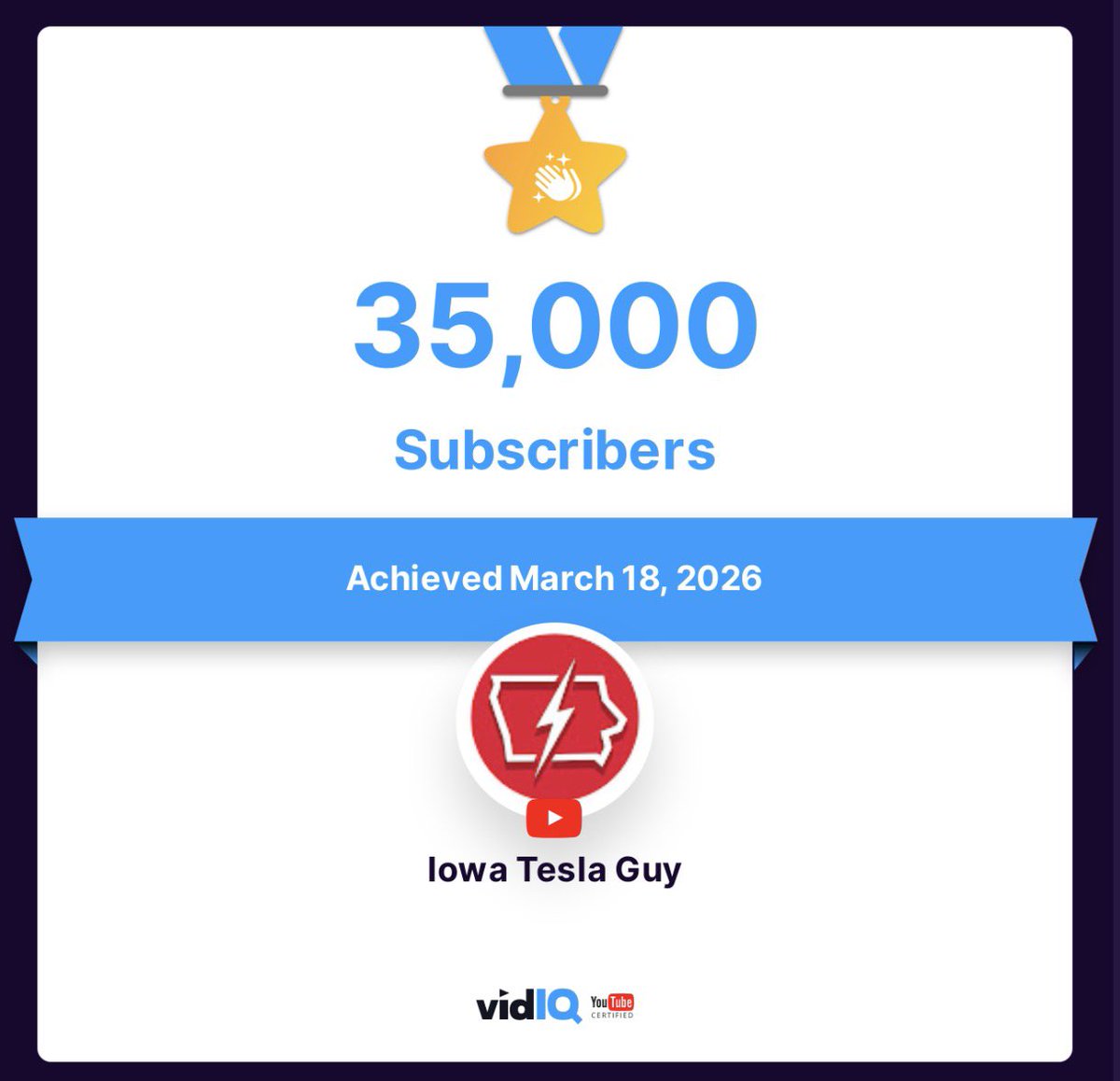 Iowa Tesla - Jim Spencer tweet media