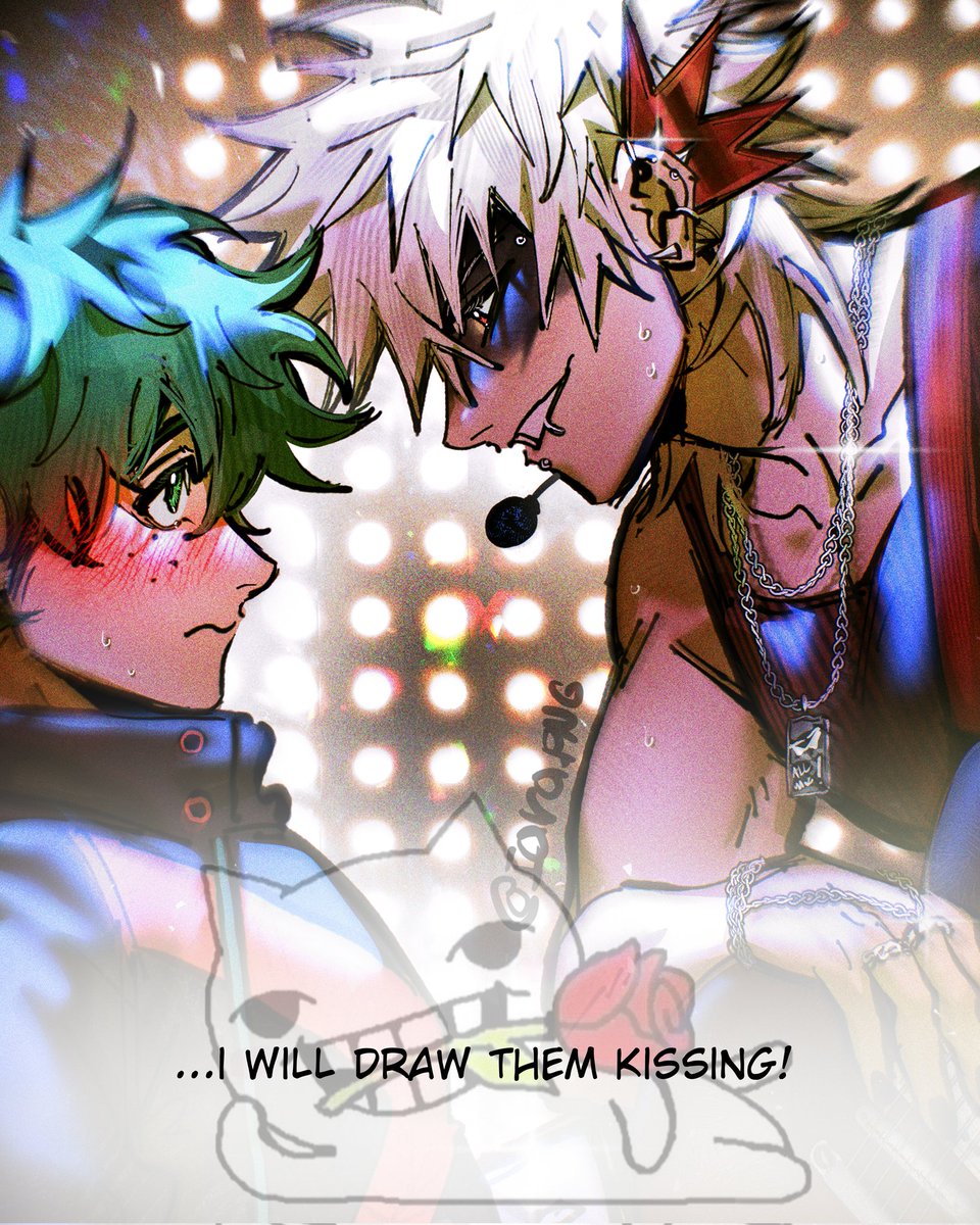 iara_png's tweet image. We hit 50+ sales! If we hit the 200 goal Imma draw them kissing hihi ψ(｀∇´)ψ🔥
#mha #crowdfund
