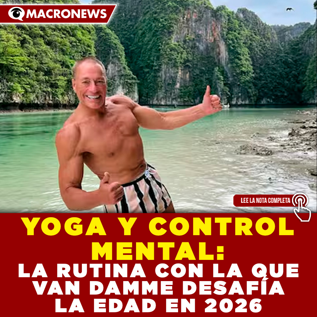 macronews's tweet image. 🥋 ¿Cómo lo hace? A los 65 años, Jean-Claude Van Damme nos enseña que la flexibilidad es la verdadera fuente de la juventud. ✨🧘‍♂️ 
facebook.com/Macronews/post…
#VanDamme #Fitness2026 #Yoga #VidaSana #MacroNews