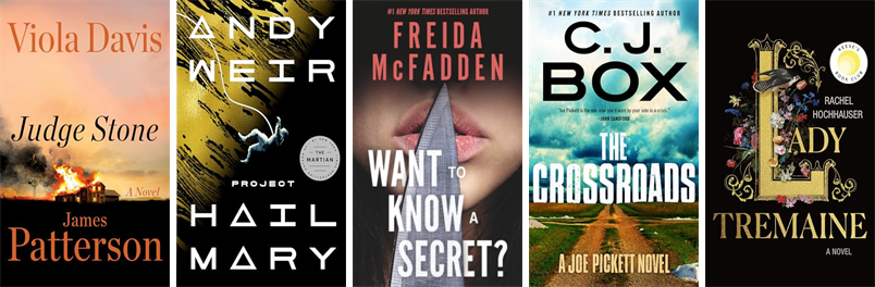 MeindersLibrary's tweet photo. This week the Meinders Community Library has 29 new books.  New items include Judge Stone, Project Hail Mary, The Crossroads, Lady Tremaine, Cross and Sampson, Lake Effect, No Matter What, Woman Down, Theo of Golden, Busted, and Where the Wildflowers Grow. https://t.co/dki7UpUW9d https://t.co/VYcL5JRgMx