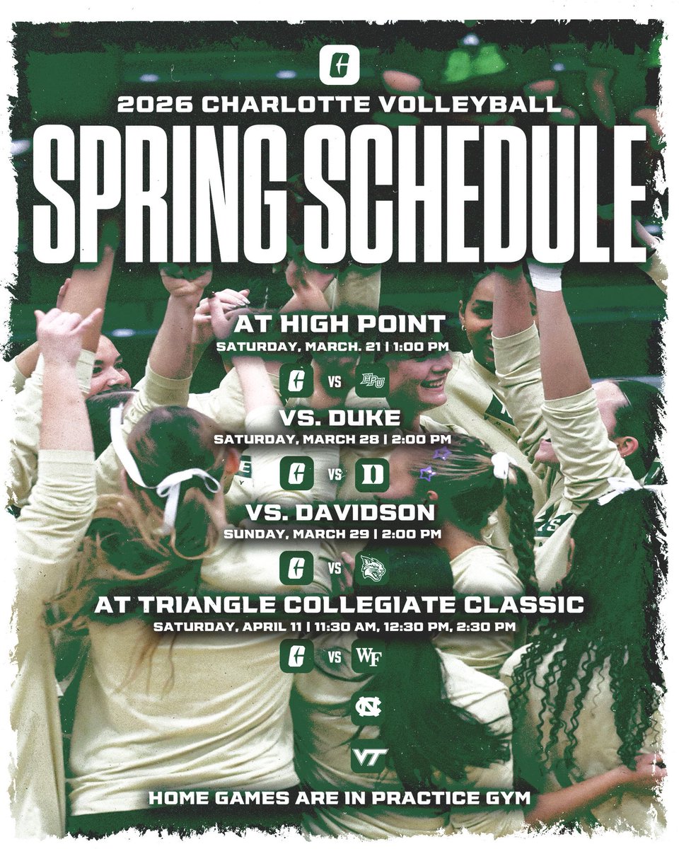 Charlotte Volleyball tweet media