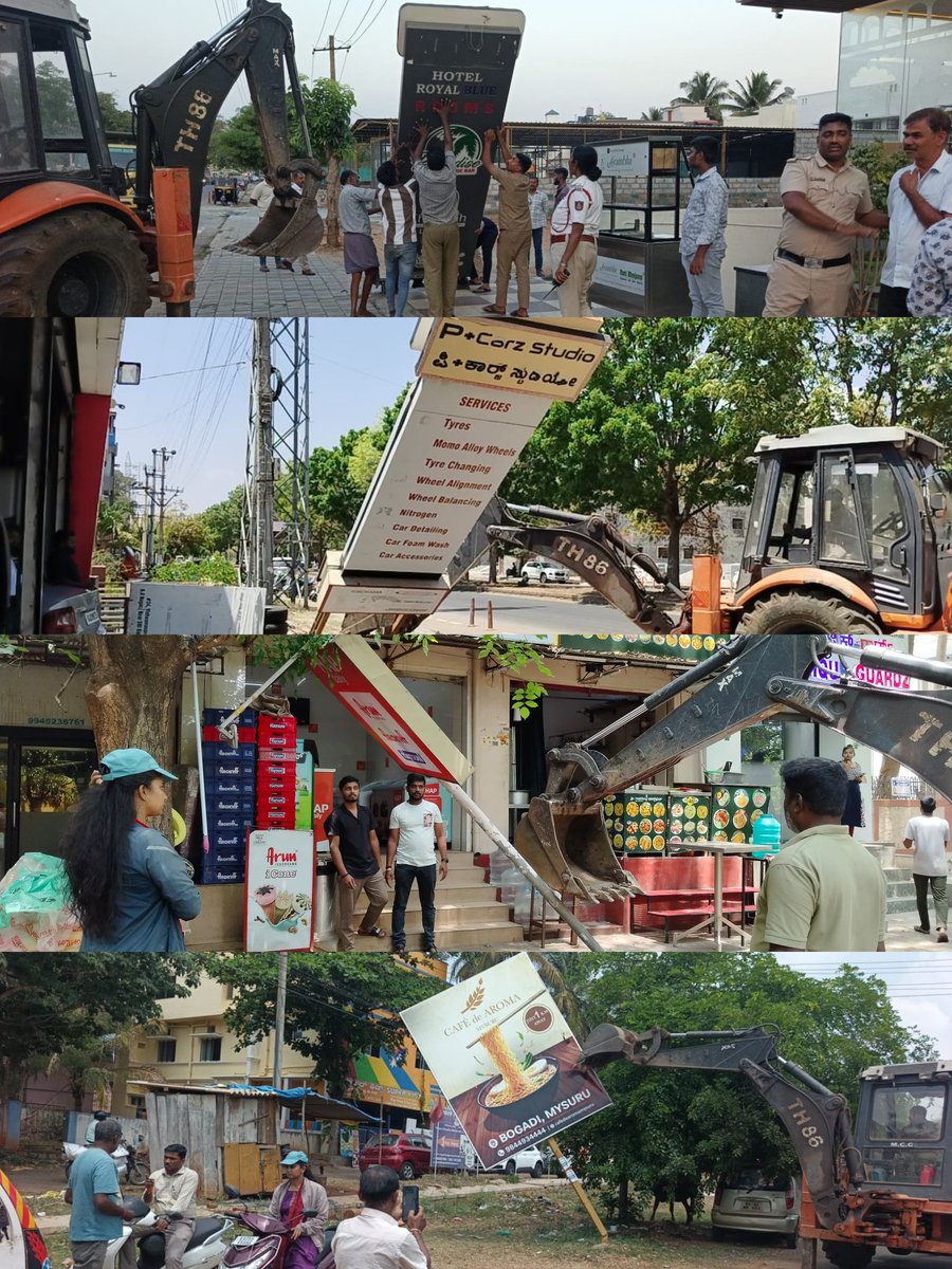 mysurucitycorp's tweet image. ಮೈಸೂರು ಮಹಾನಗರ ಪಾಲಿಕೆಯ ವಲಯ ಕಚೇರಿ-03ರ ವ್ಯಾಪ್ತಿಯಲ್ಲಿ ಕಳೆದ ಎರಡು ವಾರಗಳಿಂದ ಪಾದಚಾರಿ ಮಾರ್ಗಗಳಲ್ಲಿ ಅಳವಡಿಸಿರುವ ಅನಧಿಕೃತ ಜಾಹೀರಾತು ಫಲಕಗಳನ್ನು ತೆಗೆದುಹಾಕಲಾಗುತ್ತಿದೆ. ಈ ಸಂದರ್ಭದಲ್ಲಿ ಪಾಲಿಕೆಯ ಅಧಿಕಾರಿ ಮತ್ತು ಸಿಬ್ಬಂದಿಗಳು ಹಾಜರಿದ್ದರು.
#PedestrianSafety
#FootpathForPeople
#RightToWalk
#SafeWalkways