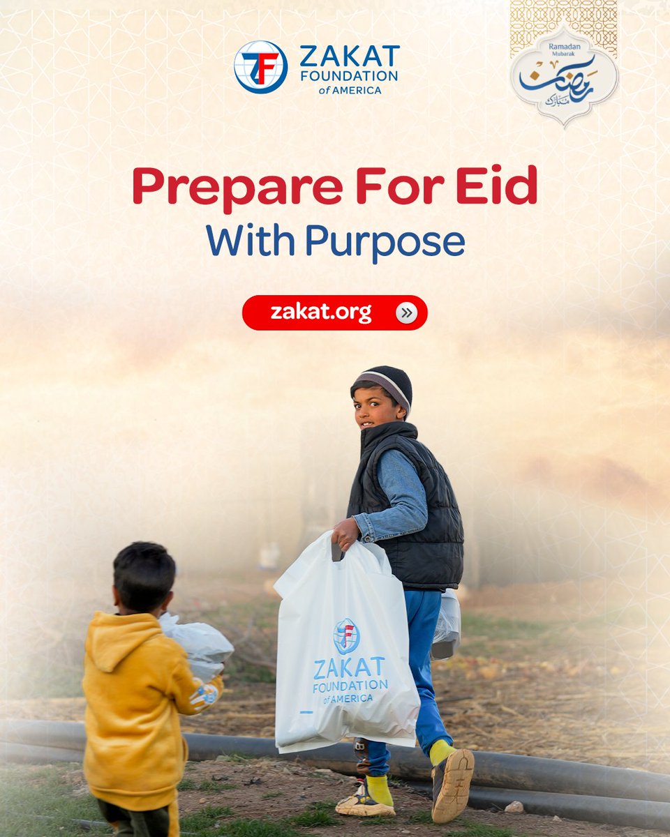 ZakatUS's tweet image. There are no celebrations quite like Eid al-Fitr, because there is no month quite like Ramadan.

See how you can make your Eid complete with Zakat Foundation of America by giving Eid gifts for orphans for $30 and paying your Zakat al-Fitr through our #guide on preparing for Eid