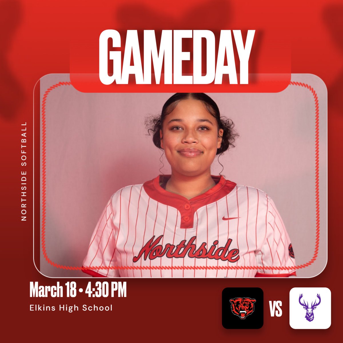 NLB_Softball's tweet photo. It’s FINALLY Game Day! The Lady Bears travel to Elkins for a non-conference game. ❤️🐻🥎 #NLBSoftball #FSPSAA #Steadfast
📍Elkins High School
259 Carrigan Rd.
Elkins, AR 72727
🕔: 4:30 PM V/JV
🎟️: Cash Entry 💵 https://t.co/VjJbflkiQW