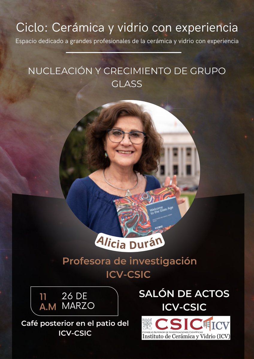 Instituto de Cerámica y Vidrio ICV-CSIC tweet media