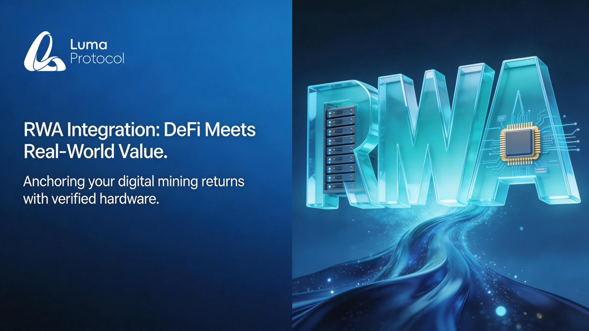 Luma__Protocol's tweet image. Luma Global is expanding the DeFi frontier. 🌐 

We are moving beyond speculation by integrating Real-World Assets (RWA) and AI computing power models directly into our mining ecosystem. A trillion-dollar market awaits. 💰 
#LumaGlobal #RWA #DeFiInnovation #AIComputing