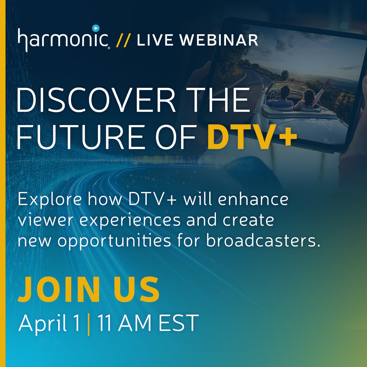 Harmonic Inc tweet media