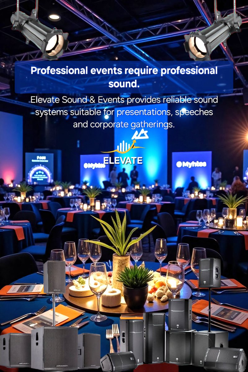 ElevateSoundZW's tweet photo. From weddings to corporate events, one thing always matters:

Good sound 🎧

#HarareEvents #ZimbabweEvents https://t.co/QHpMy21Z3j