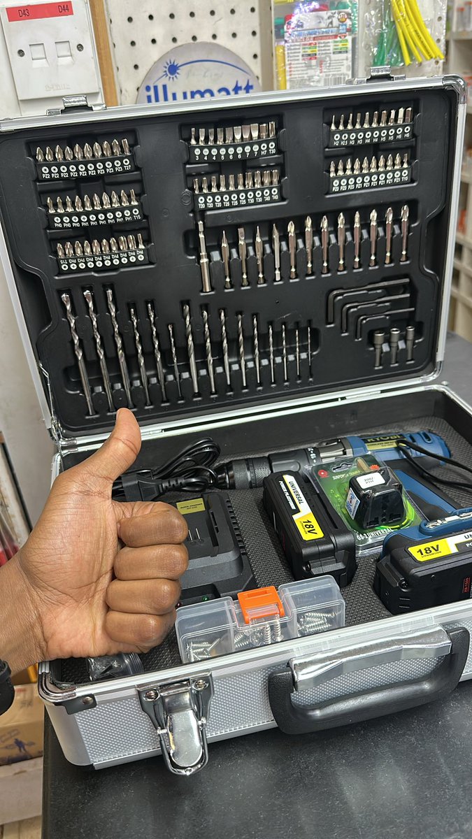 mmmicheni's tweet photo. there comes a time in every man’s life when he feels the need to own a handy toolbox with a drill 😁 https://t.co/gpYkpI1z4E