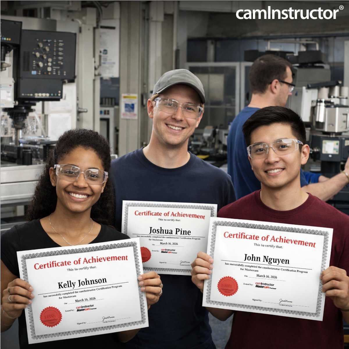 If you're using camInstructor in your program, your students can get FREE Mastercam Certifications☑️⭐  
         
      - Practical Tests
      - Hands-On
      - Real Parts 

Learn more here⬇️
hubs.la/Q0476Xkj0

#MastercamCertification #camInstructor #CADCAM