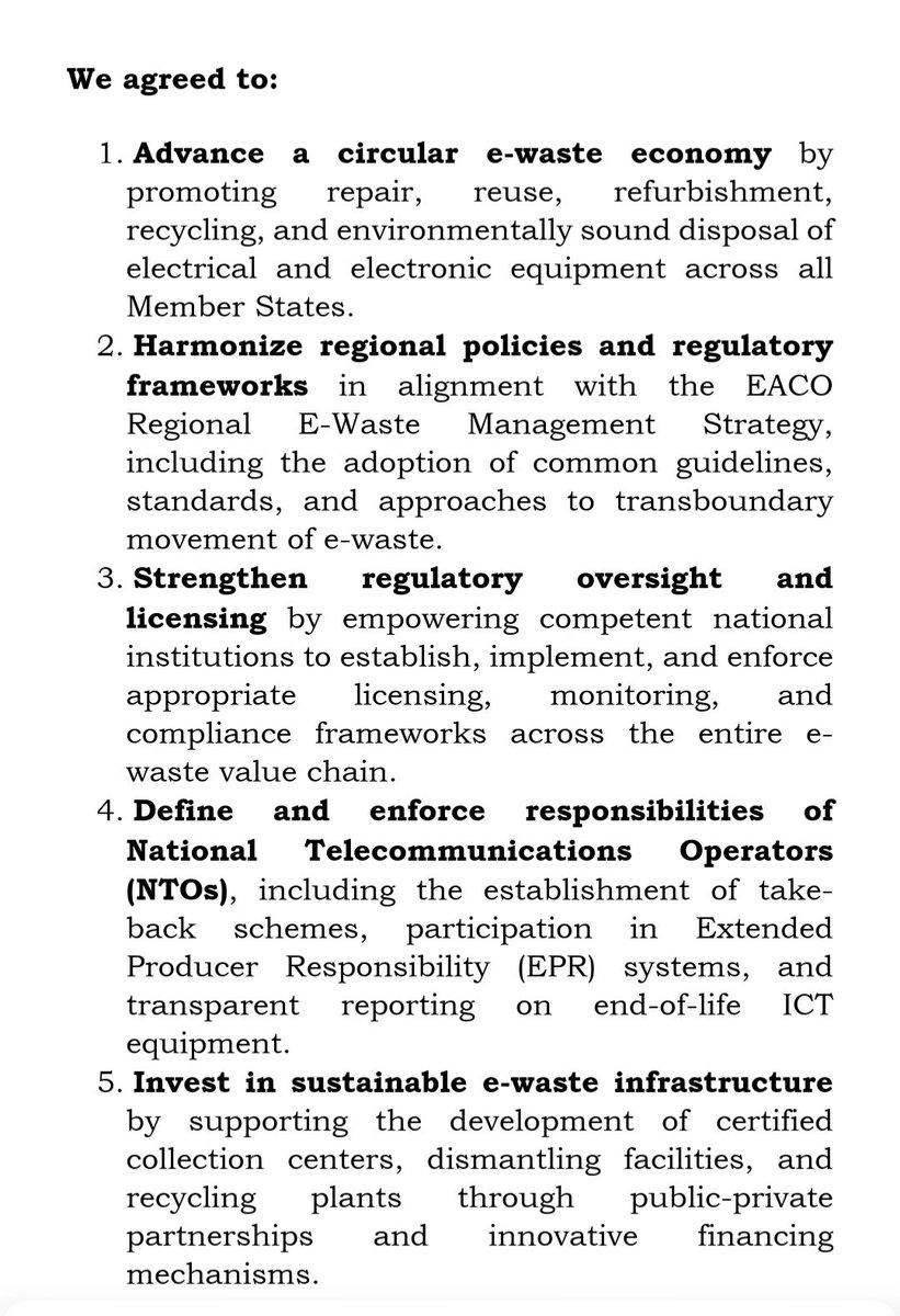 East African Communications Organisation (EACO) tweet media