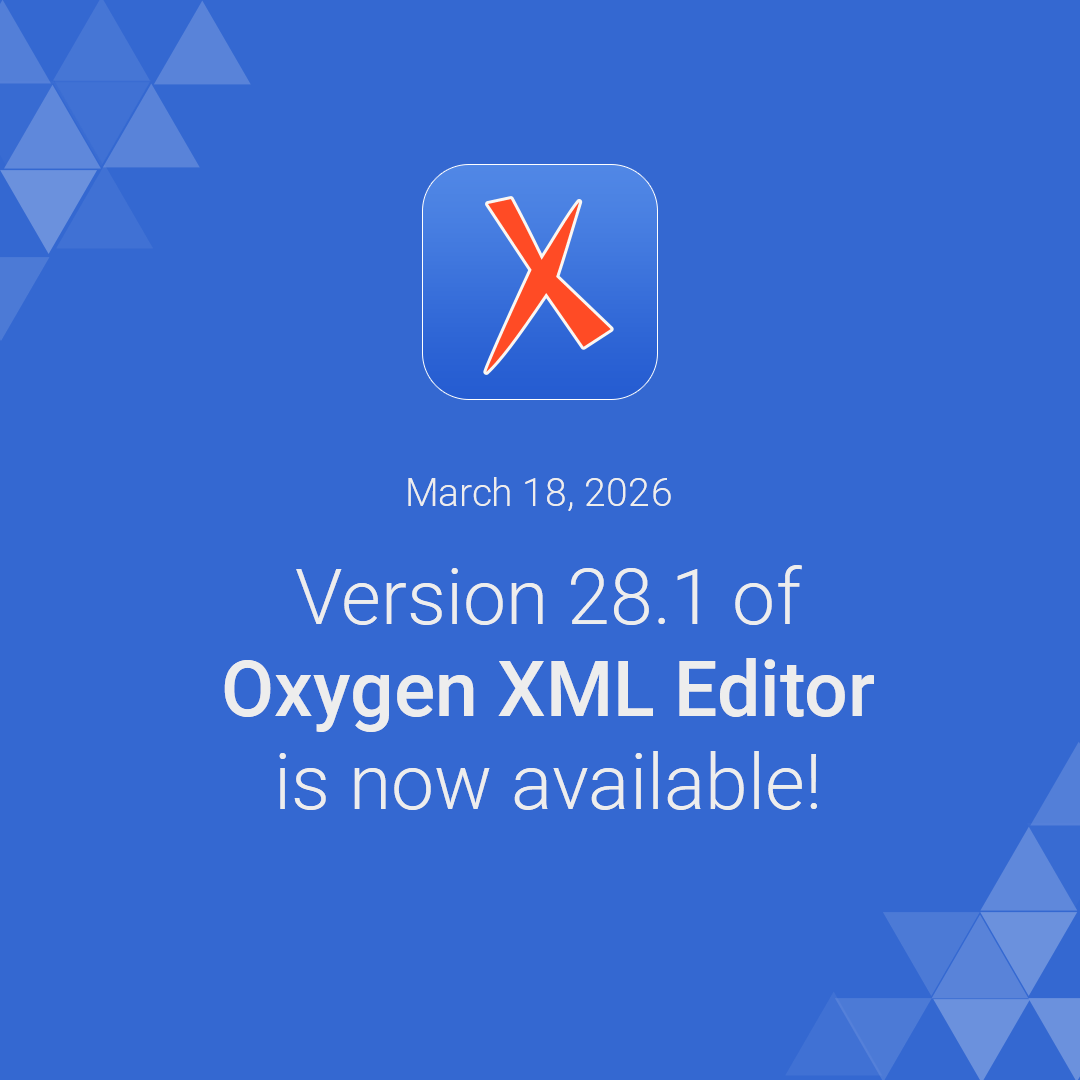 Oxygen XML Editor tweet media