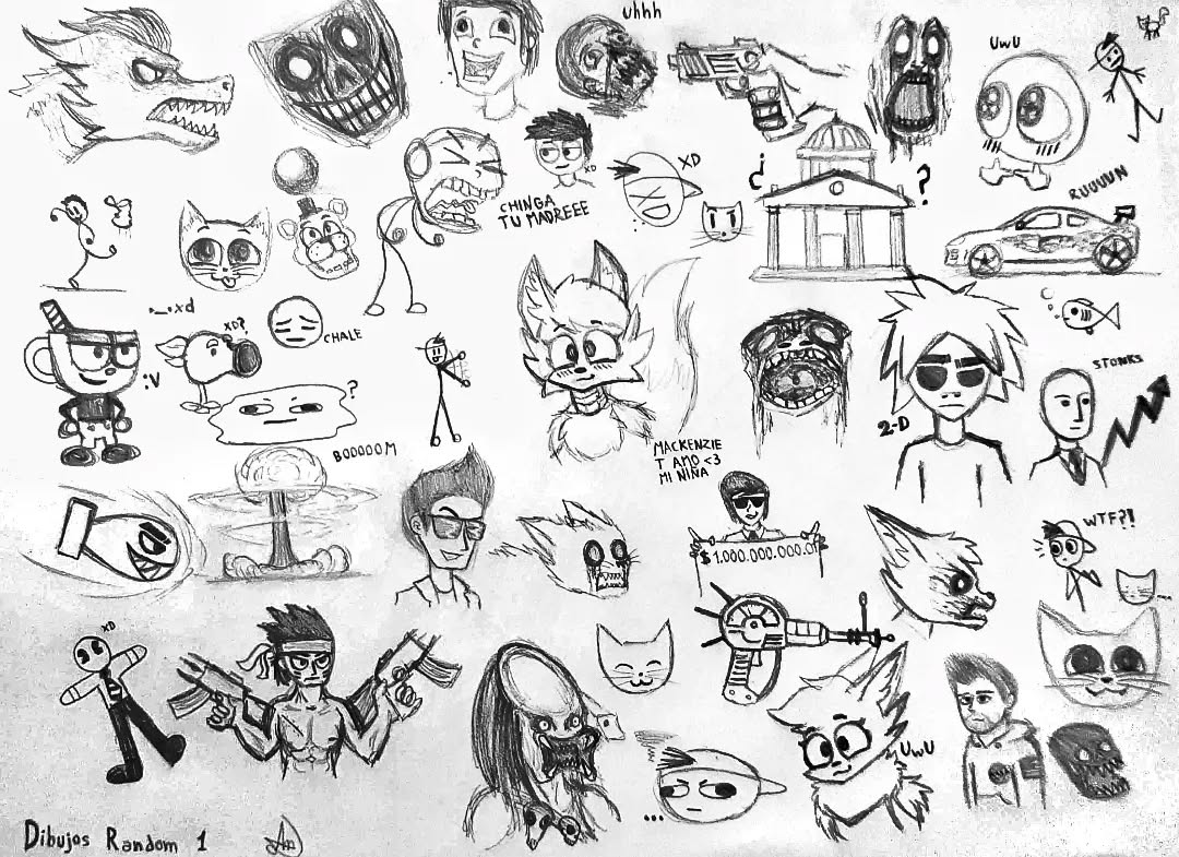 DIBUJOS RANDOM!!
La trilogía está al fin completa después de cuatro años

-Dibujos random 3 (2026) 
-Dibujos random 2 (2022) 
-Dibujos random 1 (2022)

¿Algún día habrá una parte 4? quién sabe... 
En fin, espero que les guste :3