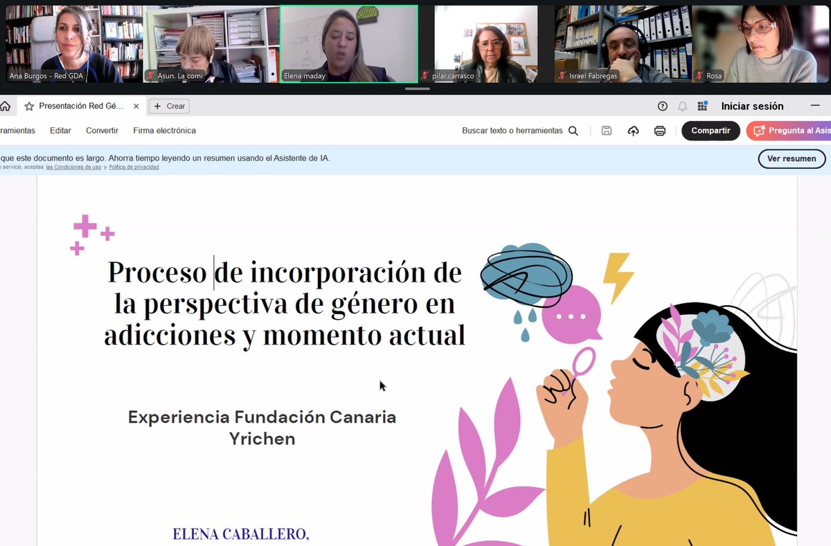 Red Género, Drogas y Adicciones tweet media